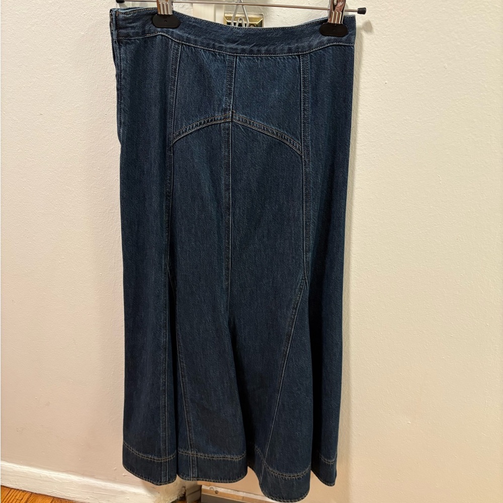 Madewell Long Denim Skirt